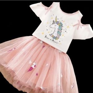 Unicorn shirt with matching TUTU